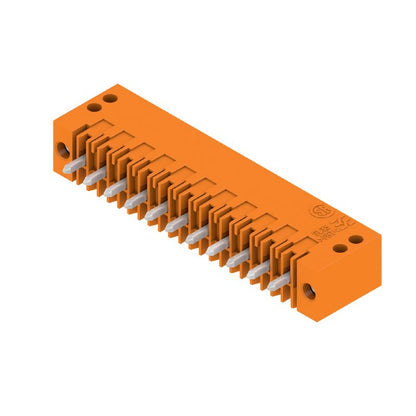 1607590000 - 11-Pole 3.50mm PCB Connector with 180° Flange Exit  (Pack of 50)