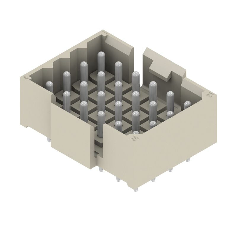 1418500000 - 24-Pole 180° PCB Connector with 4.5mm Pins, Pebble Grey  (Pack of 20)