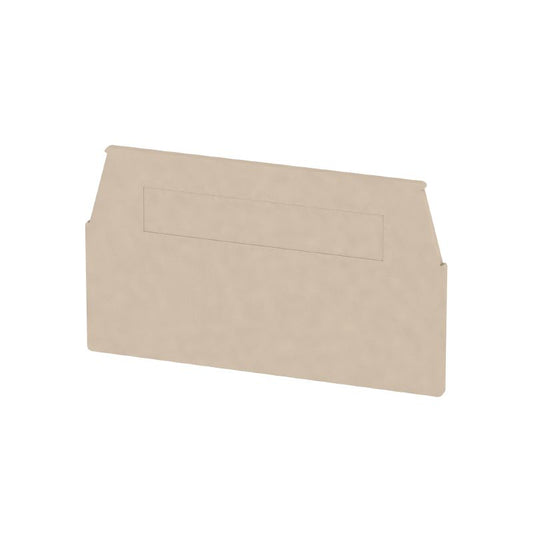 1074600000 - Dark Beige Wemid End Plate, 60.3mm Height, RoHS Compliant  (Pack of 20)