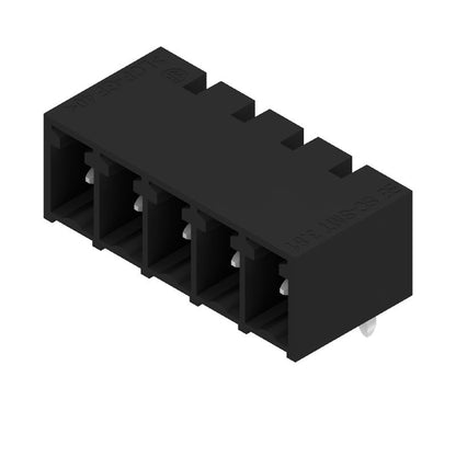 1862870000 - 3.81mm Black PCB Connector, 5 Poles, 90° Angle  (Pack of 400)