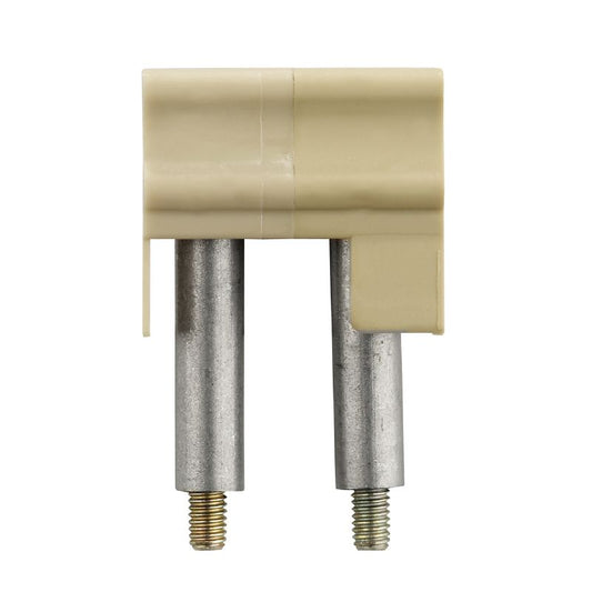 1073400000 - Yellow Insulated 76A Cross-Connector, 2 Poles, 11.90mm Pitch  (Pack of 10)