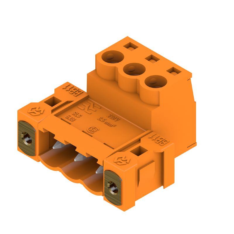 1846370000 - 5.08mm Male PCB Connector, 180° Angle, 3-Pole  (Pack of 72)