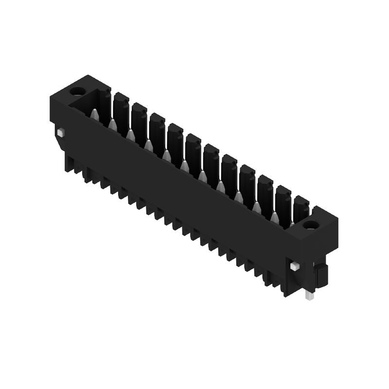 1045040000 - 12-Pole 3.50mm PCB Connector with Solder Flange, 180° Elbow  (Pack of 230)