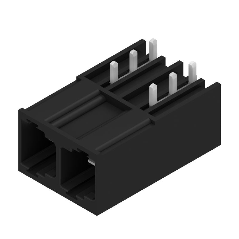 1813490000 - 10.16mm PCB Header Connector with 270° Elbow, THT Solder  (Pack of 90)