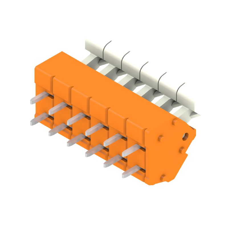 1914640000 - 5mm Pitch 6-Pole PCB Terminal with 3.5mm Solder Pins  (Pack of 100)