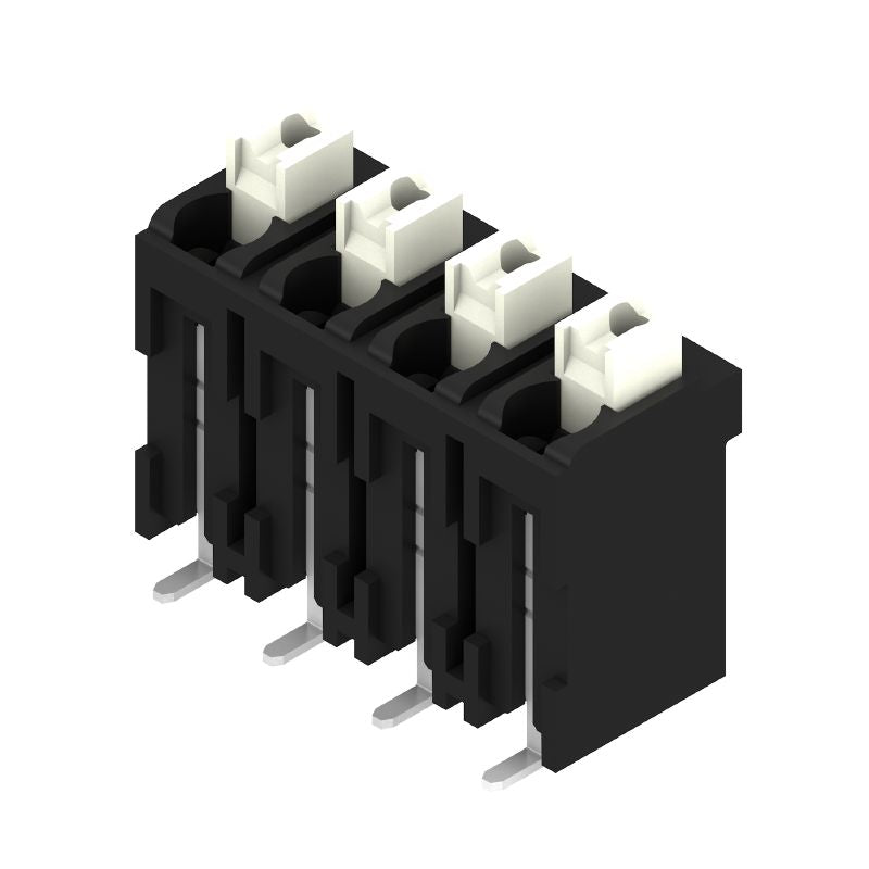 1473610000 - 5.00mm 4-Pole Black PCB Terminal with Push-In Connection  (Pack of 180)