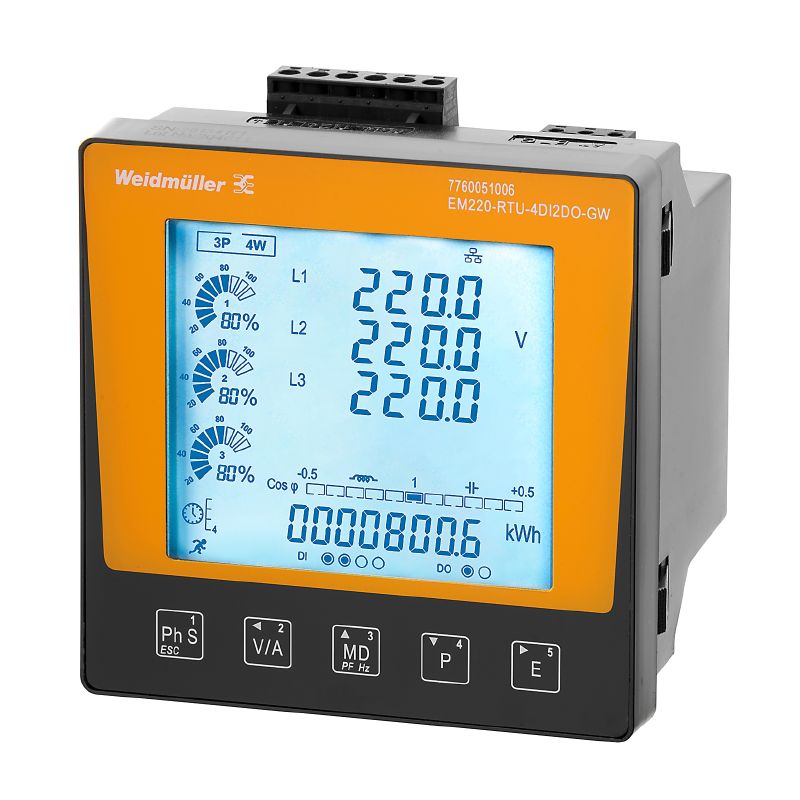 7760051006 - Modbus Gateway for 1-Phase & 3-Phase Power Measurement