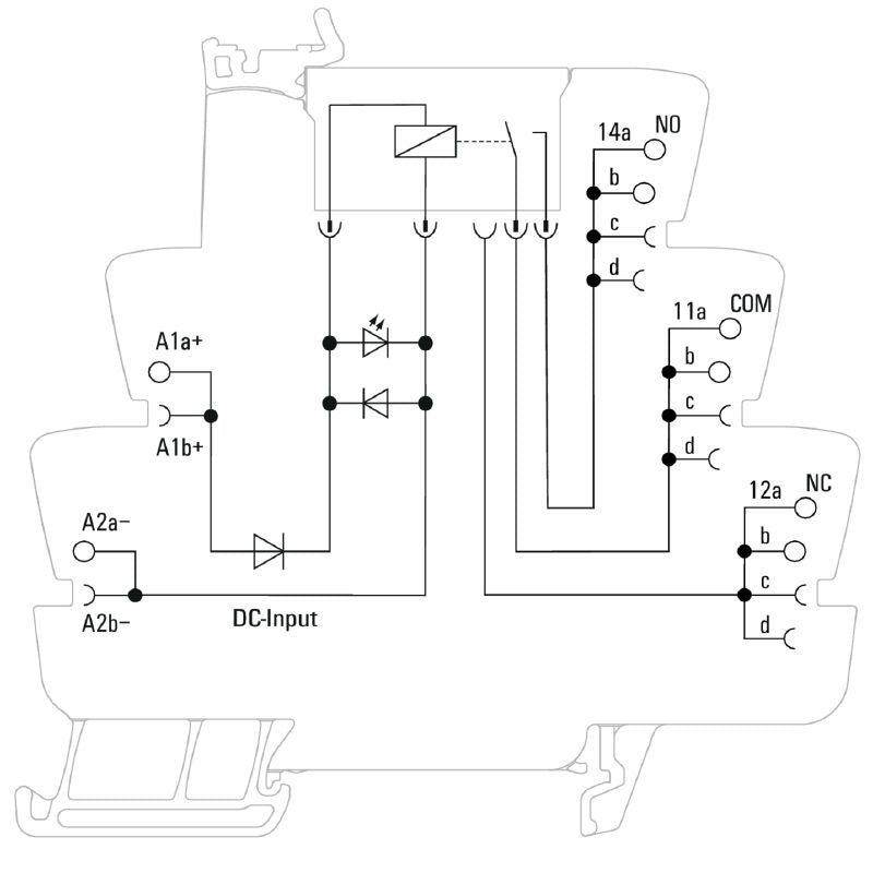 2618090000 - 24VDC Relay Module with 1NO Contact and Push-In Connection  (Pack of 10)