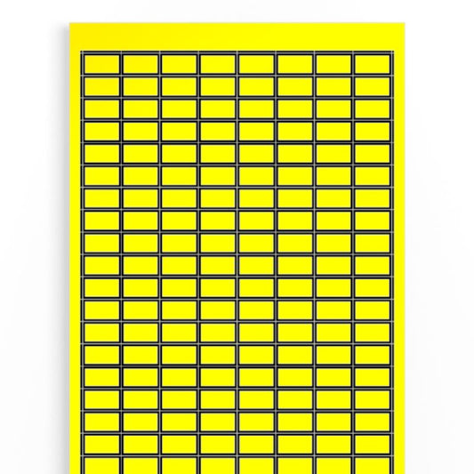 1686170000 - Yellow Self-Adhesive Device Markers, 11 x 19 mm, 5,000 Pack  (Pack of 25)