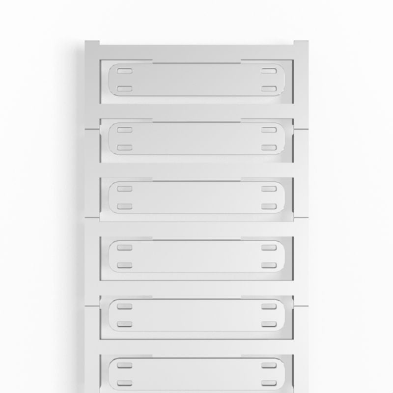 1860130000 - Grey SlimFix X Conductor Markers, 60 x 11 mm, MultiCard Format  (Pack of 60)