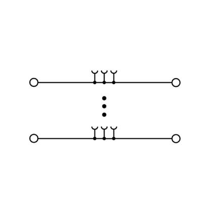 1781730000 - Dark Beige 4mm² Feed-Through Terminal Block, 24A, 800V