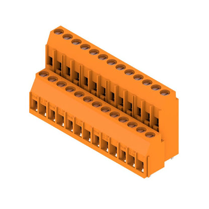 1977360000 - 5mm Pitch 26-Pole Orange PCB Terminal, 90° Orientation  (Pack of 10)