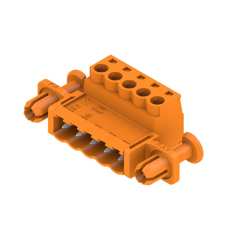 1353500000 - 5-Pole 5.08mm Male Connector, 180° Angle, 21.5A  (Pack of 36)