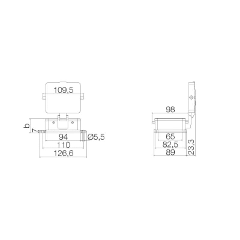 1218800000 - IP65 Diecast Aluminum Enclosure with Side-Locking Clamps