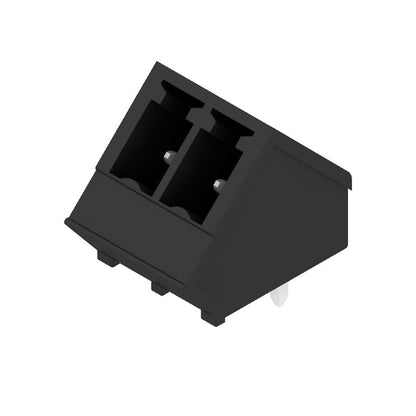 1976380000 - 3.81mm Black PCB Male Connector, 2 Poles, THT Solder  (Pack of 50)