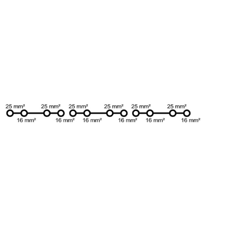 WPD 301 - 2X25/2X16 3XGY Heavy-Duty Cord for Versatile Use  (Pack of 2)