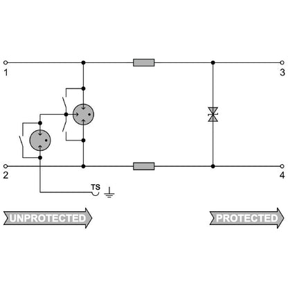 1063780000 - 6.2mm Surge Protector for 48V DC Systems  (Pack of 10)