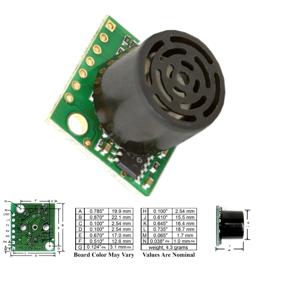 MB1020 LV-MaxSonar-EZ2