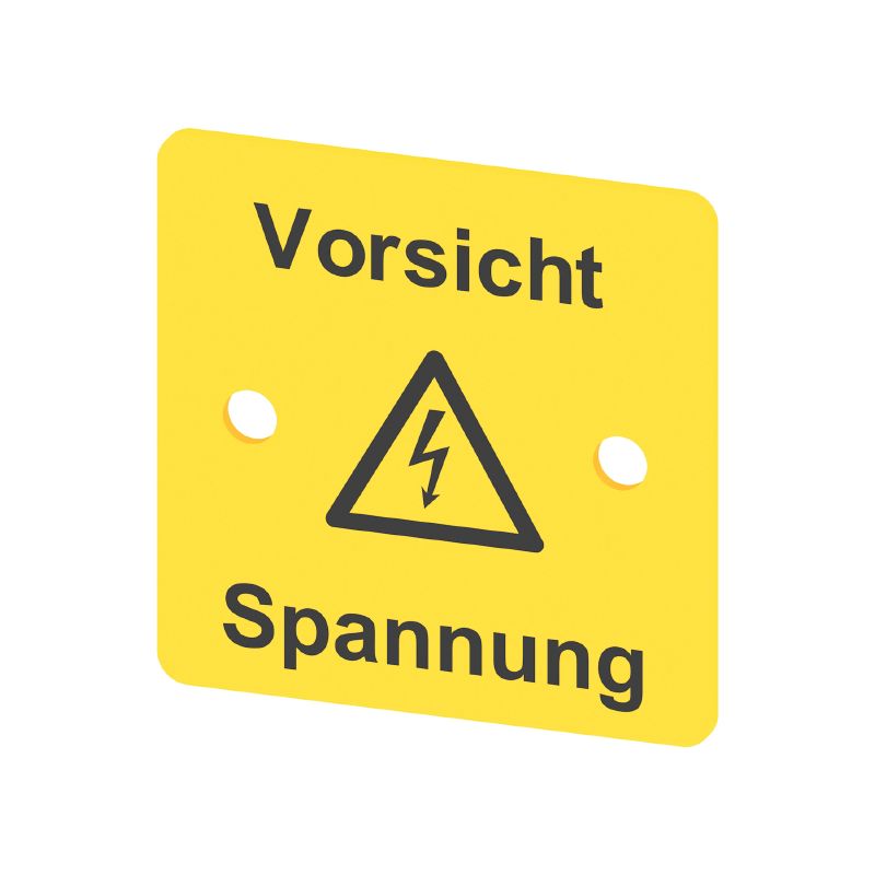 0297800000 - Durable Yellow PVC Terminal Cover, 36mm x 36mm x 1mm  (Pack of 50)