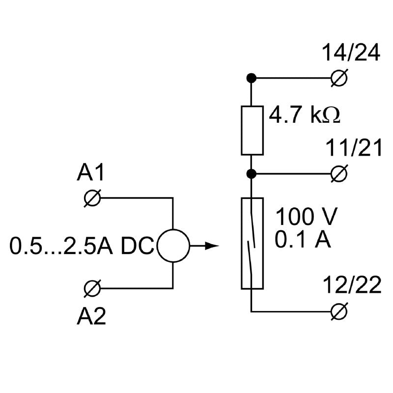 8742610000 - 0.5-2.5A DC Current Monitor with Switching Output  (Pack of 10)
