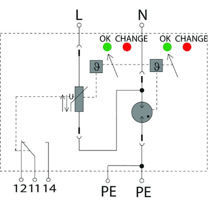 2591490000 - Compact Surge Arrester, 300V, -40°C to 85°C, IEC Compliant