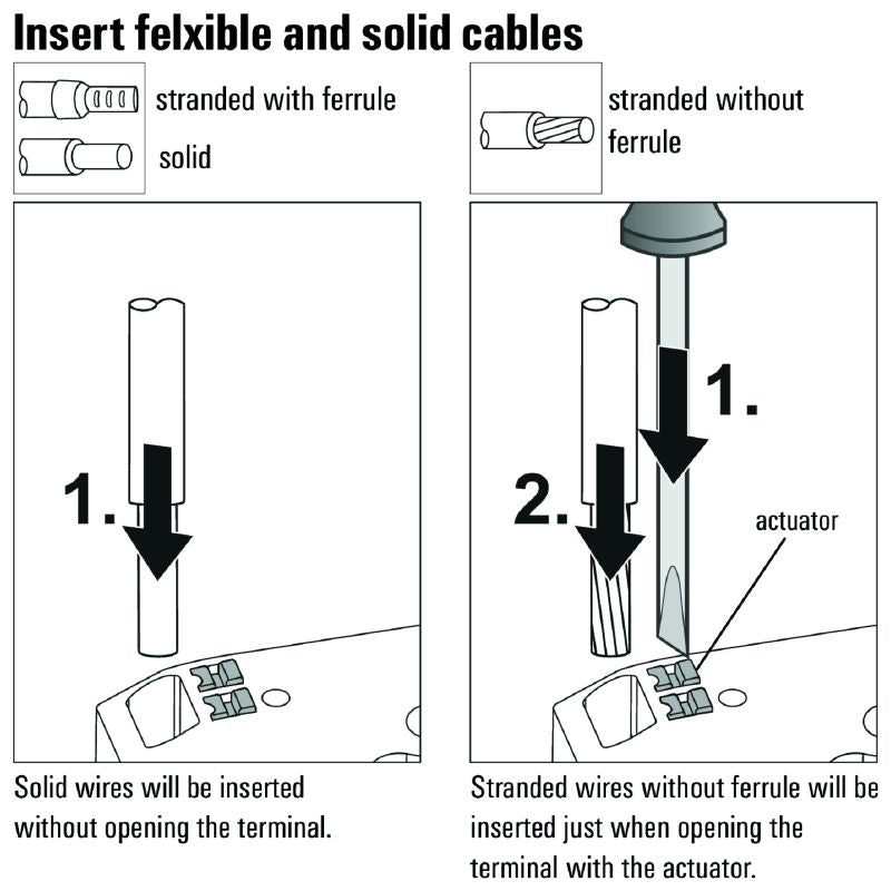 7760056363 - 4 Changeover Contacts Relay Socket with PUSH IN Connection  (Pack of 10)