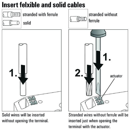7760056363 - 4 Changeover Contacts Relay Socket with PUSH IN Connection  (Pack of 10)