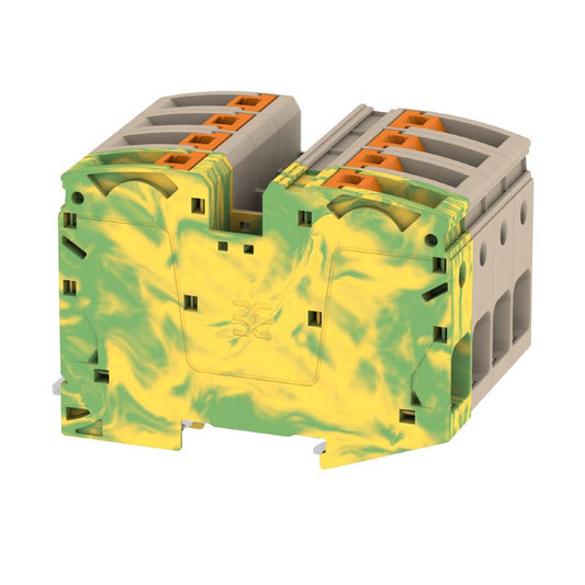 2552120000 - 35mm² Feed-Through Terminal, Dark Beige, Push-In Connection