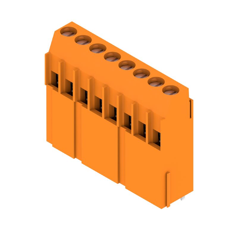 1975310000 - 8-Pole PCB Terminal, 90° Angle, 3.2mm Pin Length  (Pack of 50)