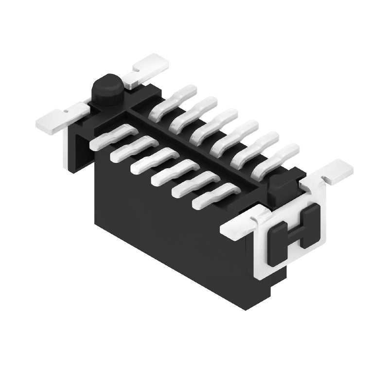 2747250000 - 12-Pole 1.27mm PCB Connector, 180° Elbow Design  (Pack of 280)