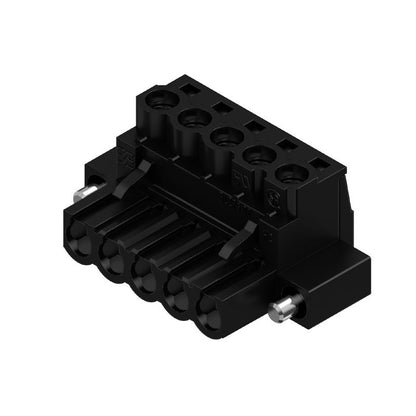 1956000000 - 5-Pole 5mm Female Connector, 180° Clamping Yoke  (Pack of 48)