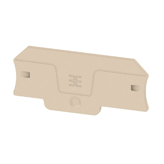 2898890000 - Dark Beige End Plate 71.6mm for Terminals  (Pack of 20)