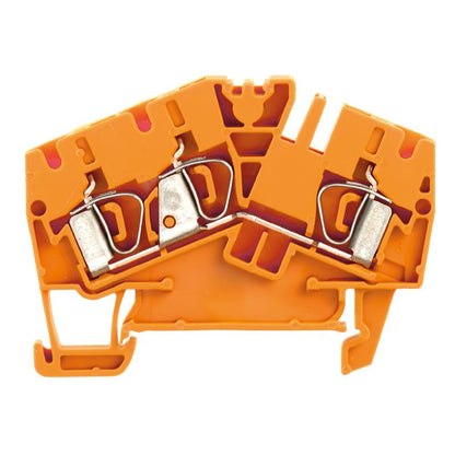 1770870000 - Orange 4mm² Feed-Through Terminal, 800V, 32A Capacity  (Pack of 50)