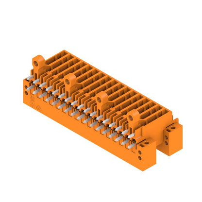 1633960000 - 34-Pole 3.50mm PCB Header Connector, 90° Angle, Orange  (Pack of 10)