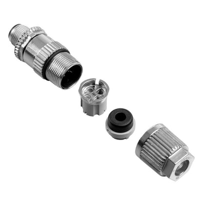 1962420000 - M12 Connector for 4.5-8.8mm Cables, CuZn Material