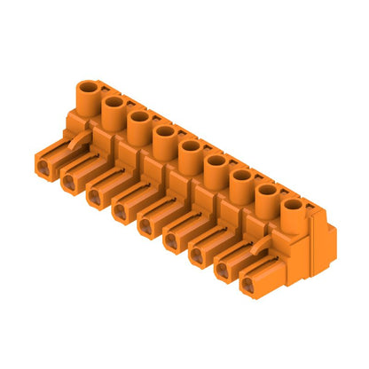 1980550000 - 7.62mm Female PCB Connector with 9 Poles, 180° Orientation  (Pack of 20)