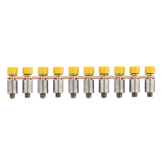 1071800000 - Yellow 10-Pole Cross-Connector, 24A, 6.10mm Pitch  (Pack of 20)