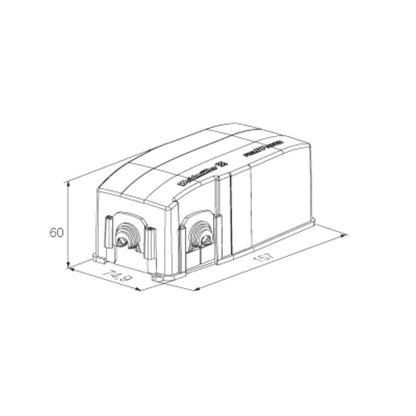 1206530000 - FieldPower Box, AC, IP20, Polycarbonate, IDC Connection
