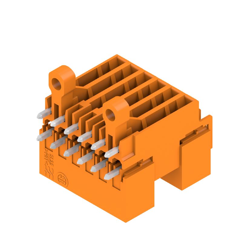1633620000 - 12-Pole 3.50mm Angled PCB Header with THT Solder Pins  (Pack of 50)