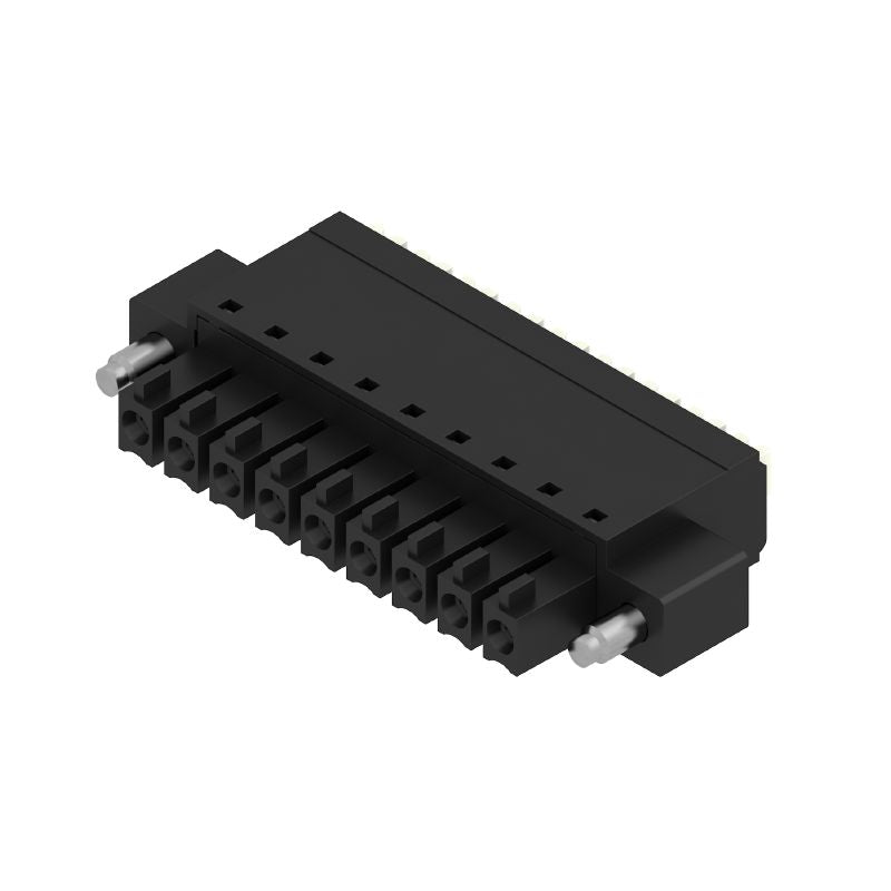 1971850000 - 3.81mm Black PCB Connector, 9 Poles, PUSH IN Design  (Pack of 50)