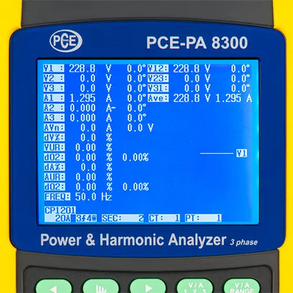PCE-PA 8300-2 - Durable Clamp Meter with 3000 A Measurement & SD Card
