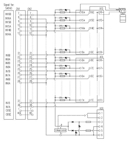 1371250000 - Reliable 40P Interface Connector, LED Indicators, 107mm Depth