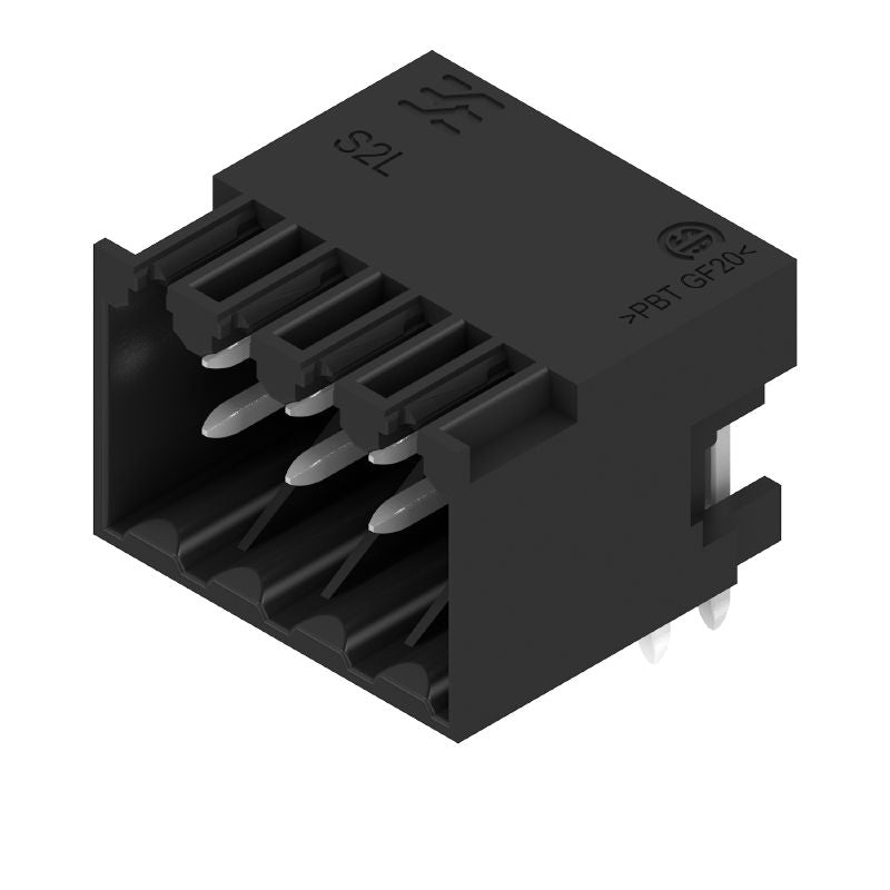 1728000000 - 3.50mm 8-Pole PCB Male Header Plug Connector, 90° Angled  (Pack of 120)