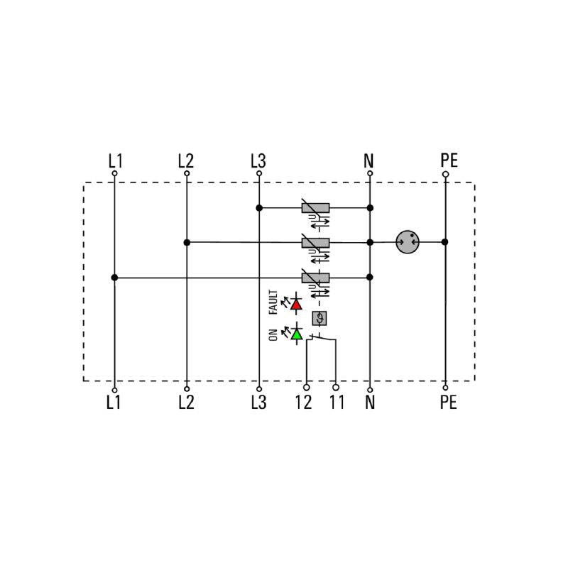 1393050000 - Class III Surge Arrester with Remote Contact and LED Status