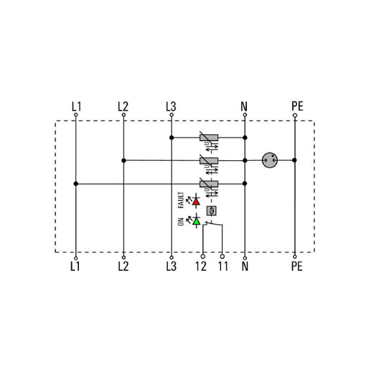 1393050000 - Class III Surge Arrester with Remote Contact and LED Status