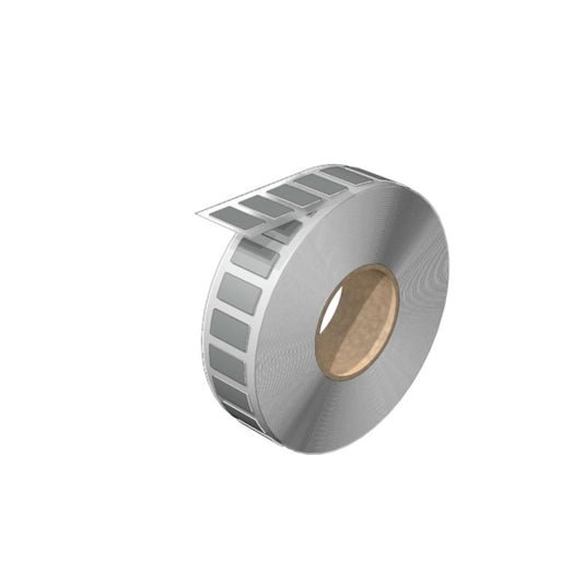 2620940000 - Self-Adhesive 9x17mm Polyester Device Markers in Silver  (Pack of 1000)