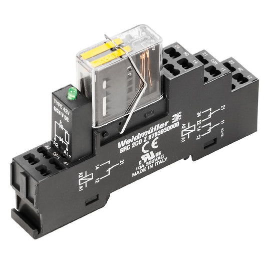 1218390000 - 24VDC Relay Module with Positively Driven Contacts  (Pack of 10)