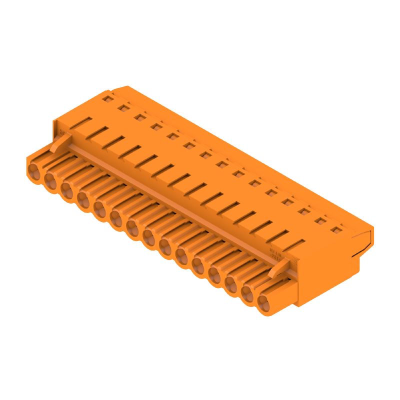 1500860000 - 5.08mm PCB Plug-In Connector, 15 Poles, 180° Angle  (Pack of 24)