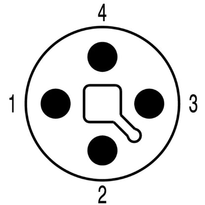 2616440000 - IP67 Rated M12 T-Coded Y Connector for Reliable Connectivity