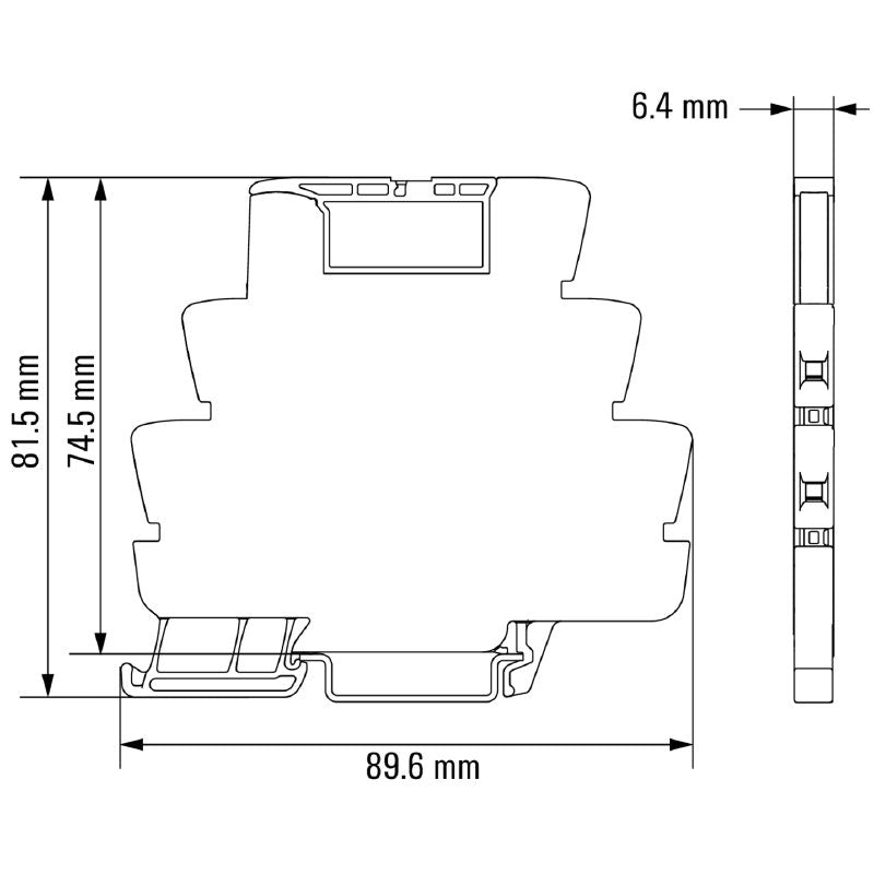 1240780000 - 5 Contact TXS SUPPLY Module, 10A Screw Connection  (Pack of 10)